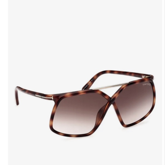 TOM FORD Meryl 64mm Gradient Polarized Oversize Square Sunglasses main image 13